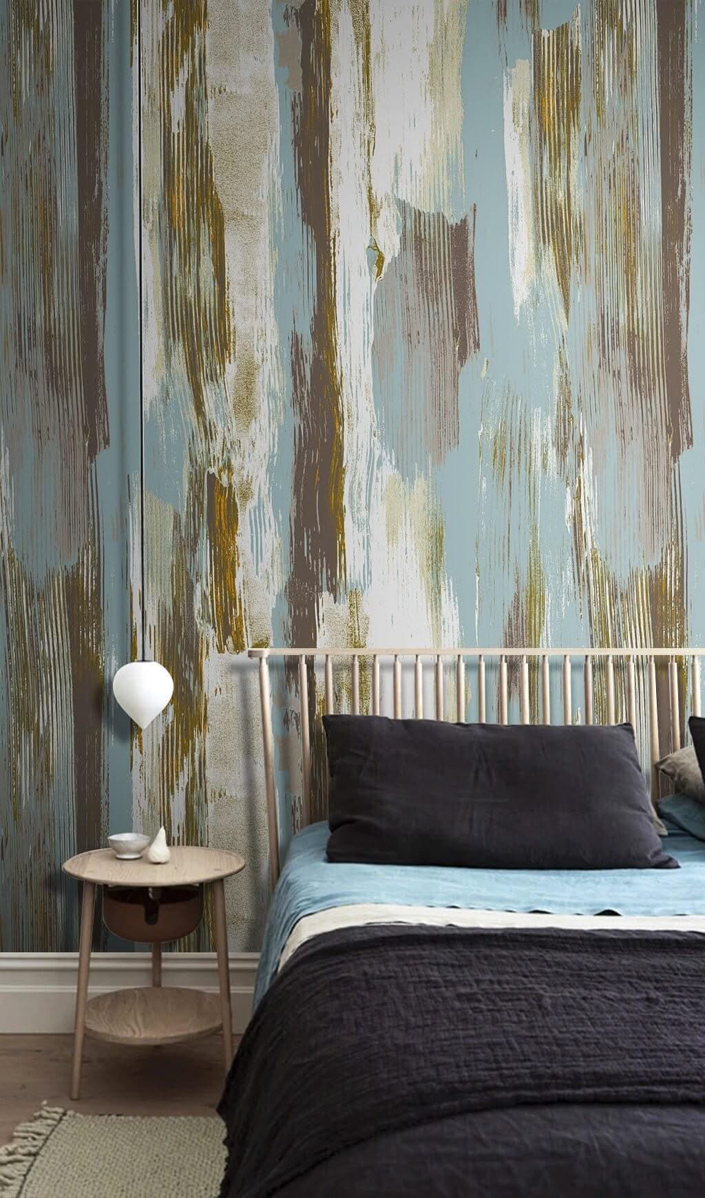 Abstract Brushed Down Wallpaper Mural-ChandeliersDecor.com