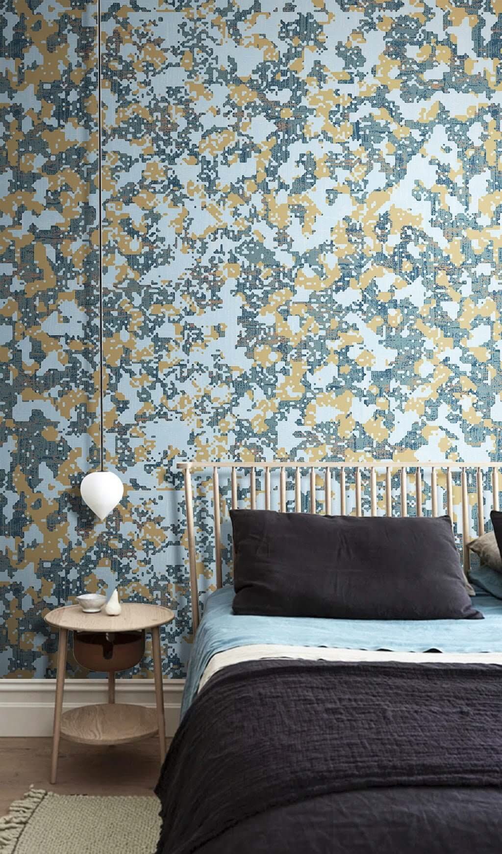 Abstract Brushed Wallpaper Mural-ChandeliersDecor.com