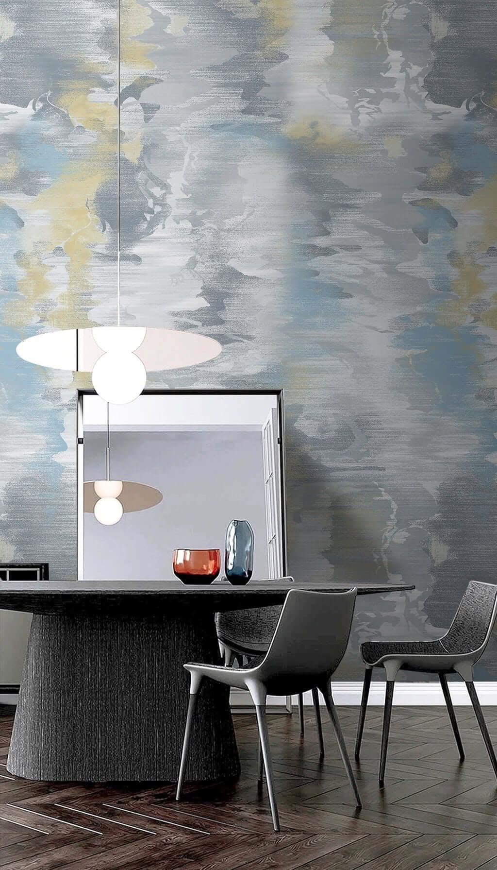 Abstract Lets Brush Wallpaper Mural-ChandeliersDecor.com