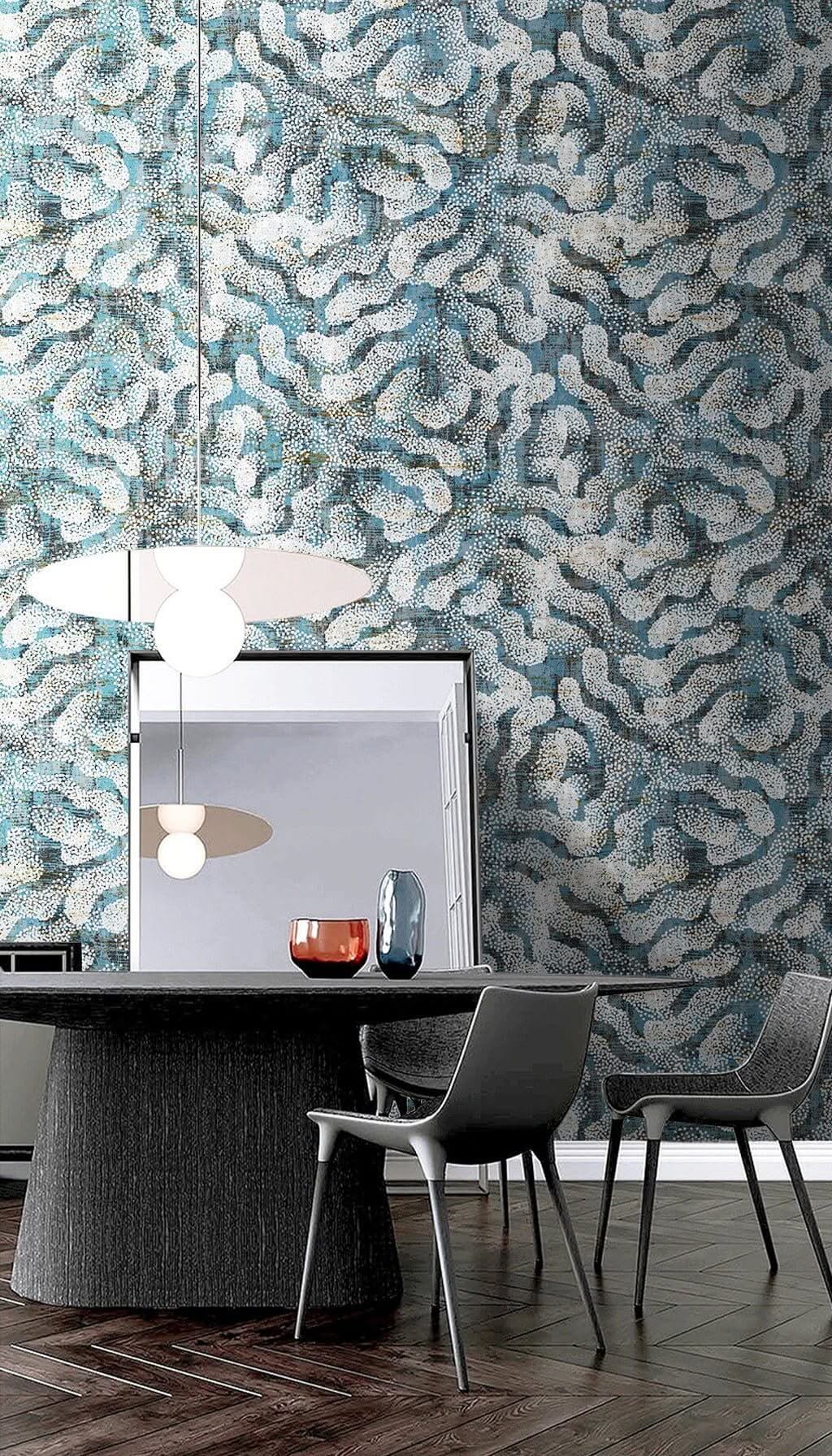 Abstract Mergers Wallpaper Mural-ChandeliersDecor.com