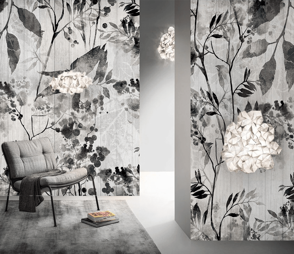 Black Trees Wallpaper Murals- High-Quality Wall Art Décor-ChandeliersDecor.com