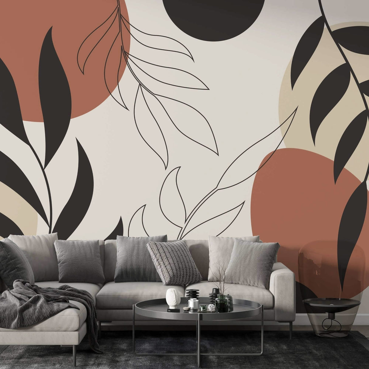 Boho Patterns Wallpaper Mural - Enhance Your Space-ChandeliersDecor.com