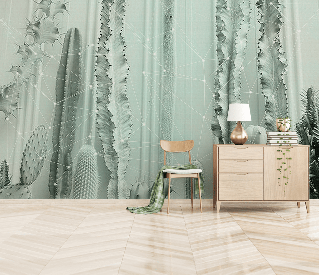 Cactus Wallpaper Murals: Transform Your Space-ChandeliersDecor.com