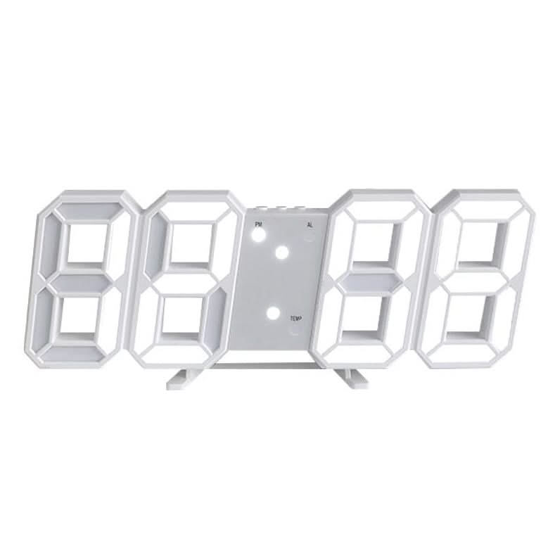 ChandeliersDecor.com-Wall Clocks-3D LED Digital Wall Clock: Innovative and Stylish Design