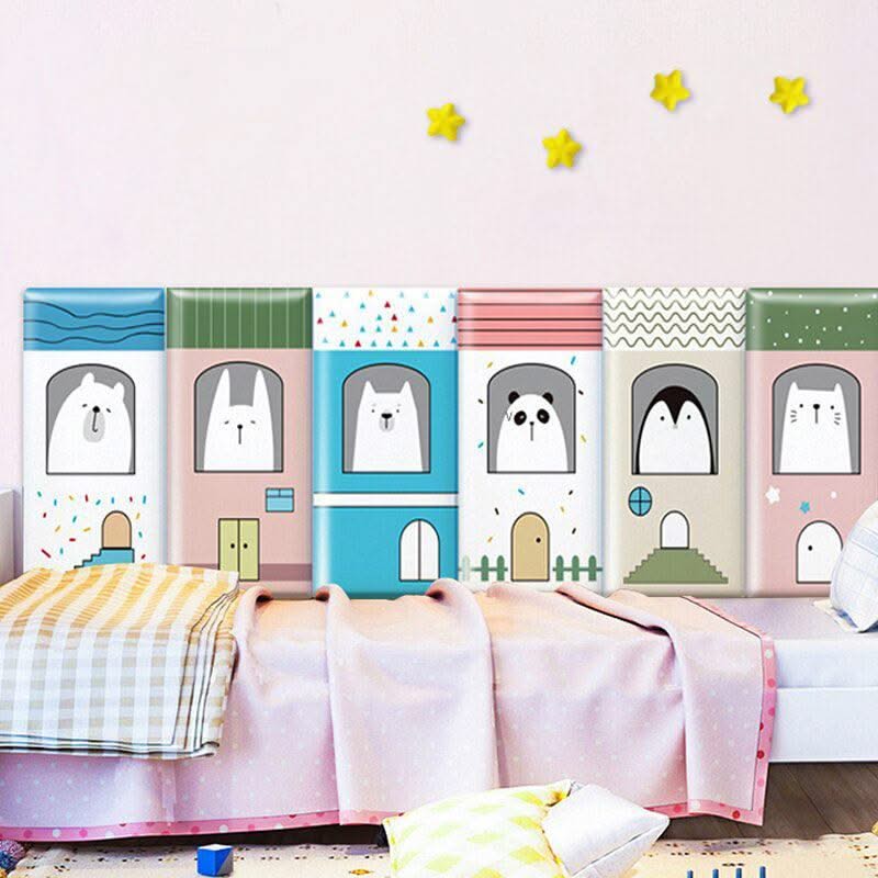 ChandeliersDecor.com-Anti Collision Padded Wall Stickers-3D Tatami Bedside Soft Pack Wall Stickers - Kids Room Decoration