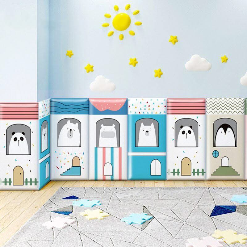 ChandeliersDecor.com-Anti Collision Padded Wall Stickers-3D Tatami Bedside Soft Pack Wall Stickers - Kids Room Decoration