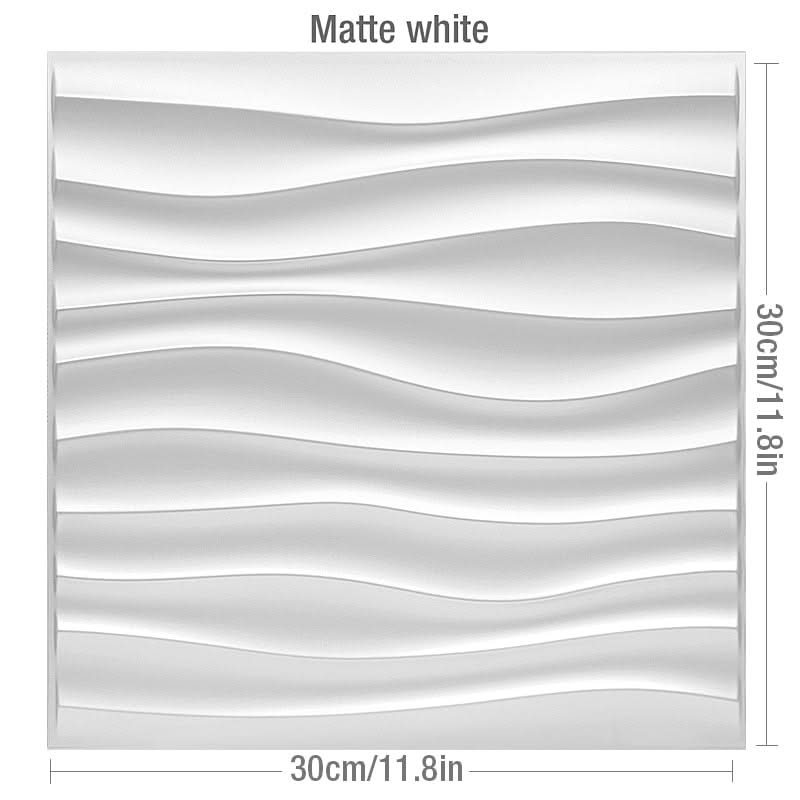ChandeliersDecor.com-Wall Panels-3D Wall Panel: Waves Design - Transform Your Space