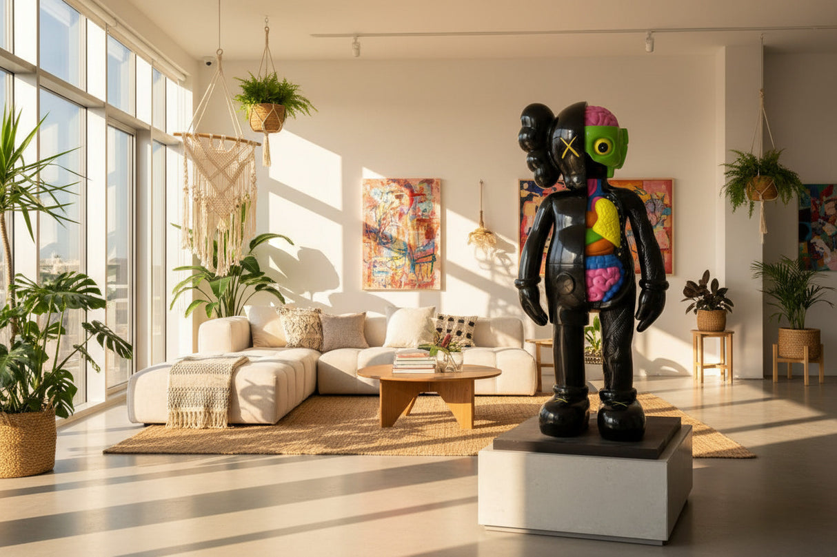 ChandeliersDecor.com-KAWS Statues-4 Foot Dissected: KAWS Statue Big Online - Limited Stock
