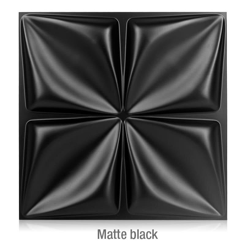 ChandeliersDecor.com-Wall Panels-50x50cm Geometric Diamond Carved 3D Wall Panel - Modern Home Decor