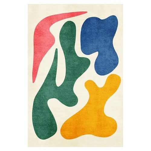 Abstract Art Lamb Wool Carpet: Elevate Your Space-ChandeliersDecor.com
