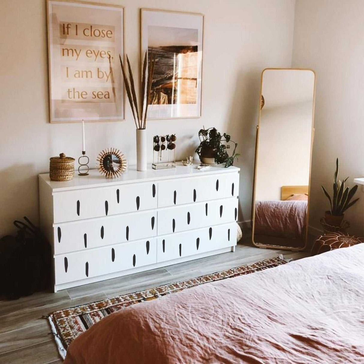 ChandeliersDecor.com-Kids Nursery Bohemian Wall Decals-Abstract Line Wall Stickers: Enhance Your Space