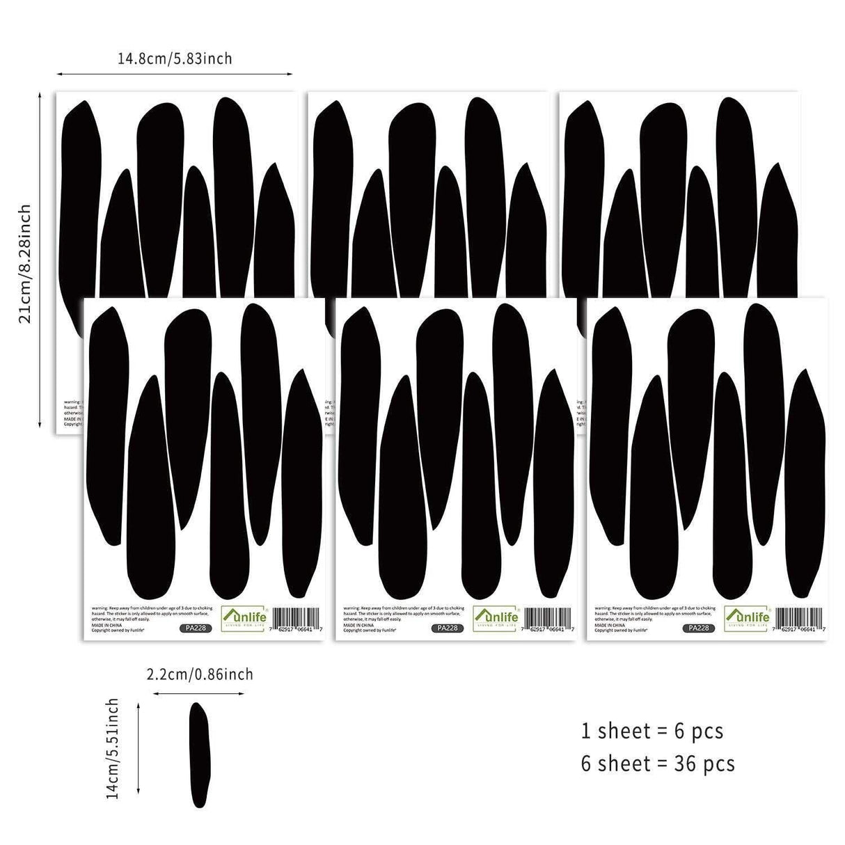 ChandeliersDecor.com-Kids Nursery Bohemian Wall Decals-Abstract Line Wall Stickers: Enhance Your Space