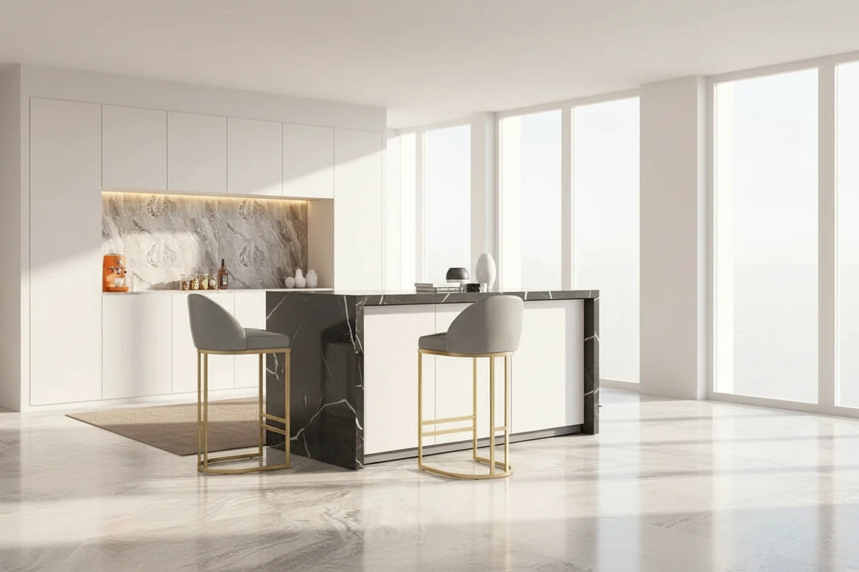 Accent Bar Stools Minimalist Kitchen Counter Stool-ChandeliersDecor.com