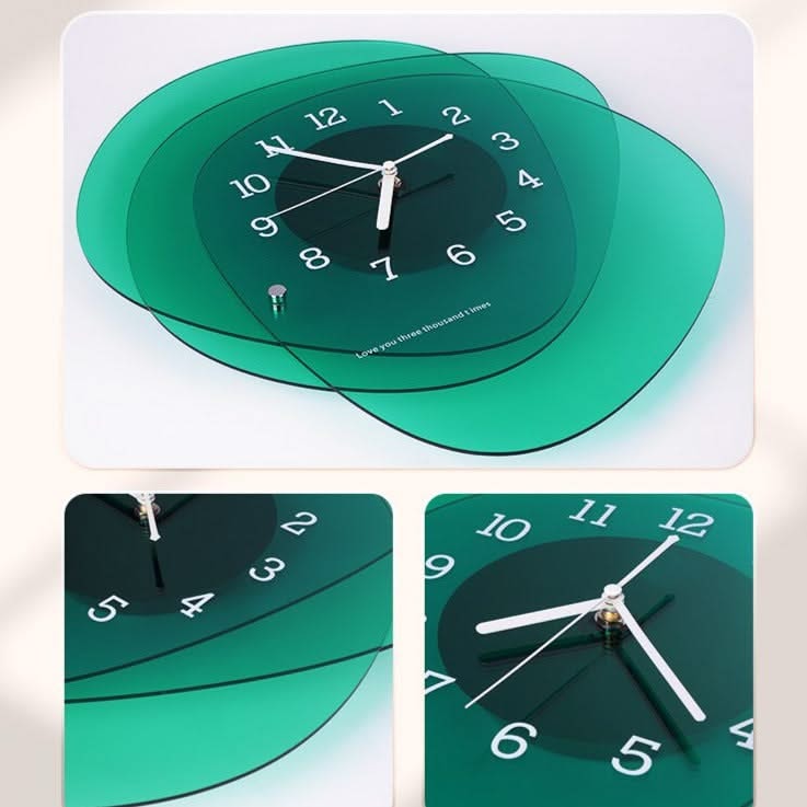 ChandeliersDecor.com-Wall Clocks-Acrylic Art High-End Wall Clock