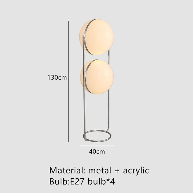 Acrylic Ball Floor Lamp - Illuminating Home Décor-ChandeliersDecor.com
