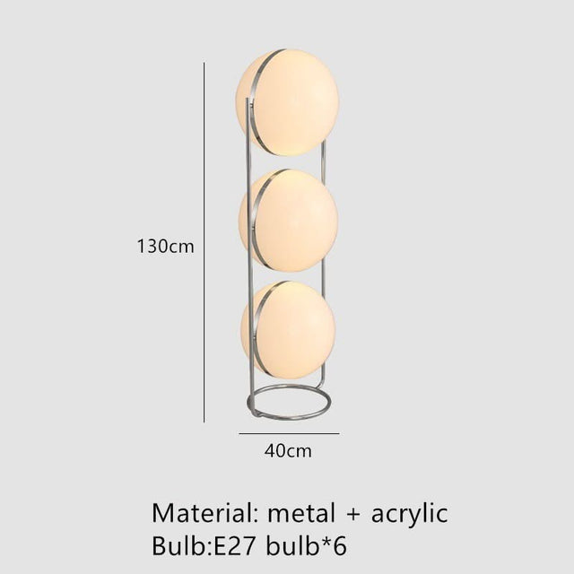 Acrylic Ball Floor Lamp - Illuminating Home Décor-ChandeliersDecor.com