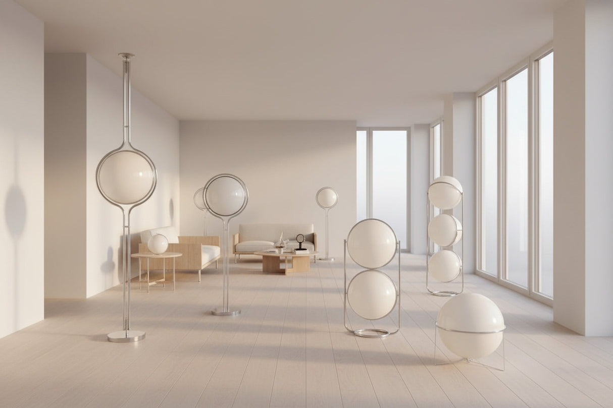 Acrylic Ball Floor Lamp - Illuminating Home Décor-ChandeliersDecor.com
