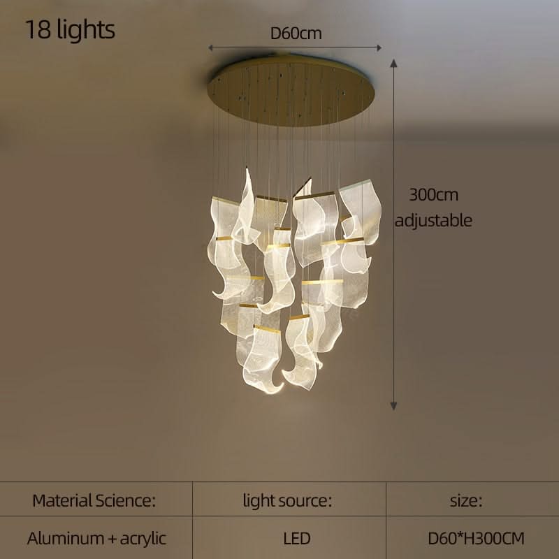 ChandeliersDecor.com-Chandeliers-Acrylic Chandelier: Illuminate Your Space