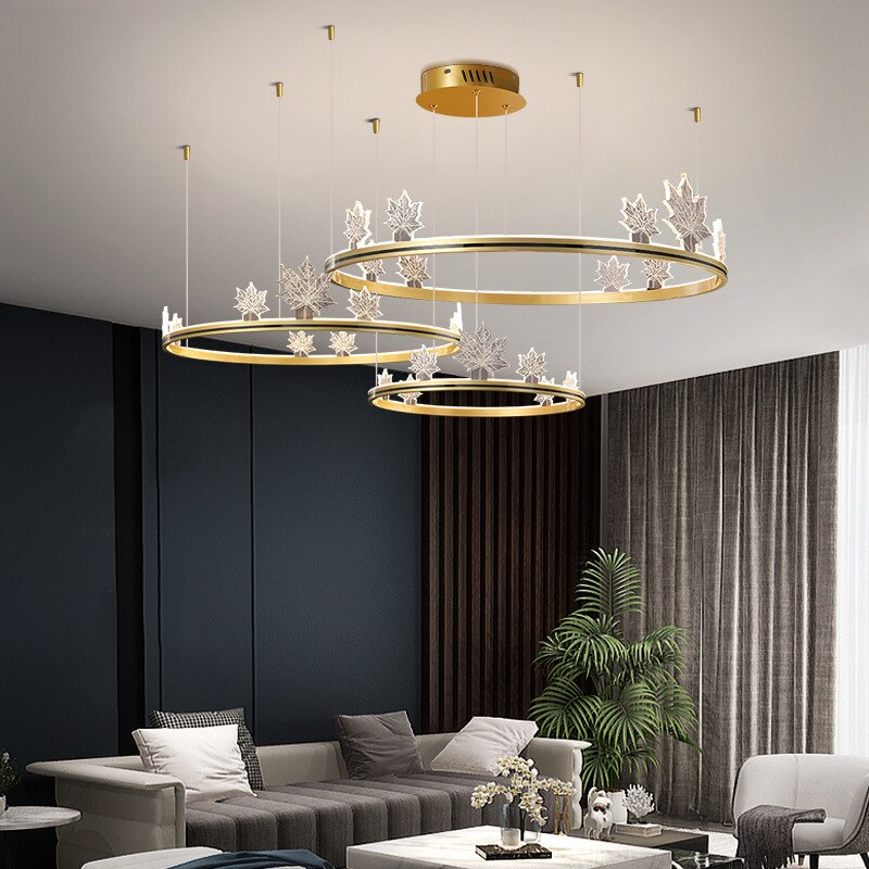 ChandeliersDecor.com-Chandeliers-Acrylic Flower Chandelier - Find the Perfect Lighting