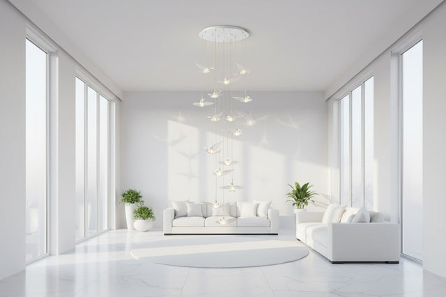 Acrylic Glass Birds Chandelier - Exquisite Lighting Solution-ChandeliersDecor.com