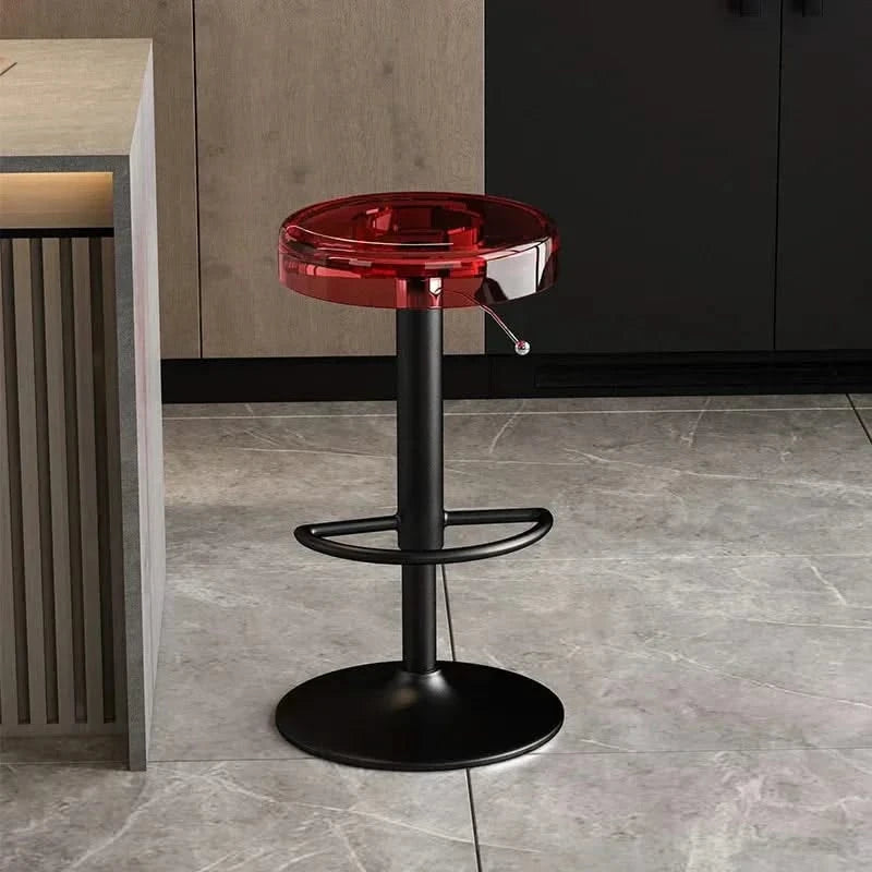Acrylic High-End Kitchen Island Counter bar Stool-ChandeliersDecor.com