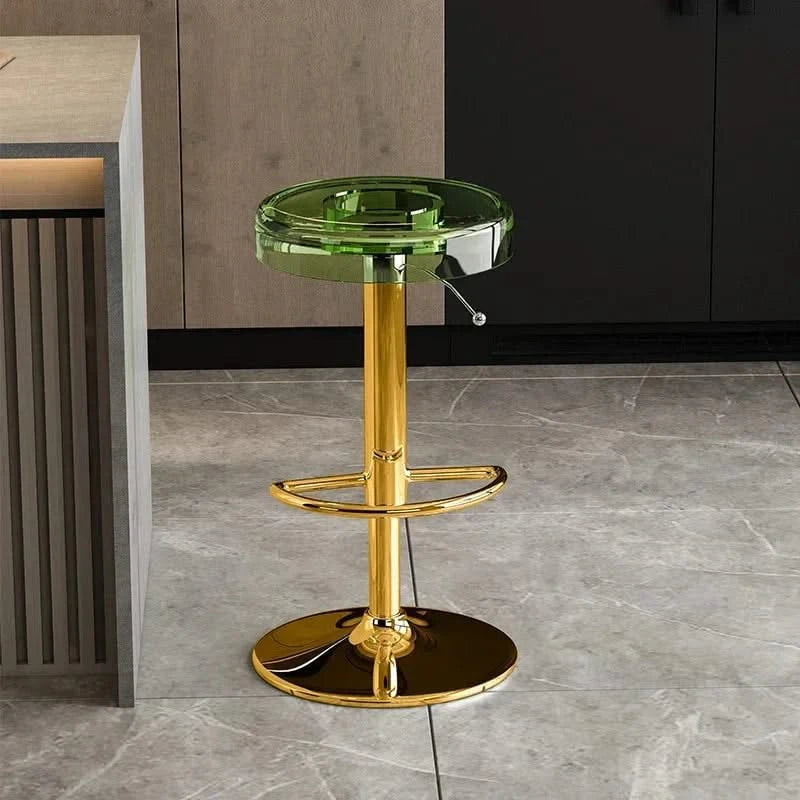 Acrylic High-End Kitchen Island Counter bar Stool-ChandeliersDecor.com
