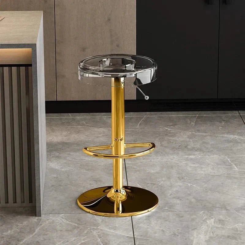 Acrylic High-End Kitchen Island Counter bar Stool-ChandeliersDecor.com