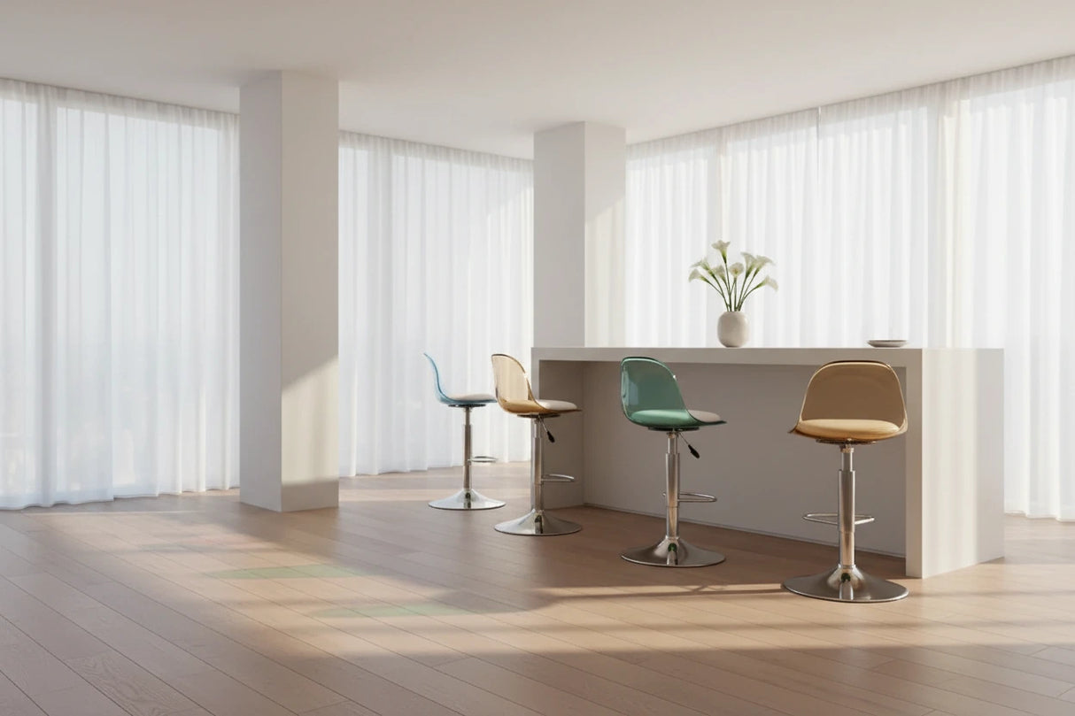 Acrylic Reception Bar Stools for Kitchen Counter-ChandeliersDecor.com