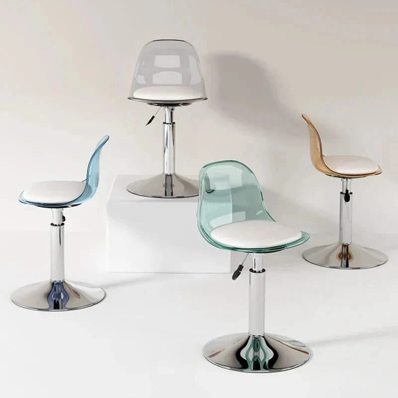 Acrylic Reception Bar Stools for Kitchen Counter-ChandeliersDecor.com