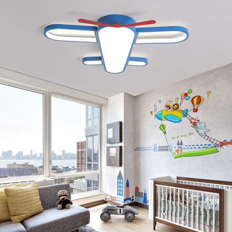 ChandeliersDecor.com-Kids Room Nursery Lighting-Aeroplane Ceiling Light - Illuminate Your Room with Style