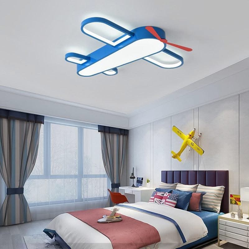 ChandeliersDecor.com-Kids Room Nursery Lighting-Aeroplane Ceiling Light - Illuminate Your Room with Style