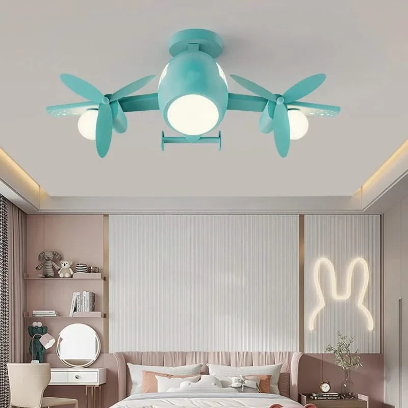 Aeroplane Lustre Ceiling Light for Kids Room-ChandeliersDecor.com
