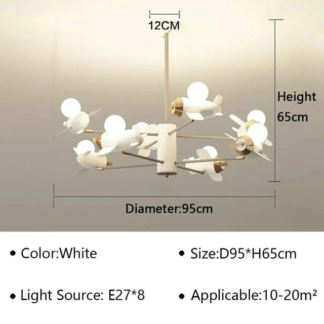 Aeroplanes Ceiling Light for Kids Room-ChandeliersDecor.com