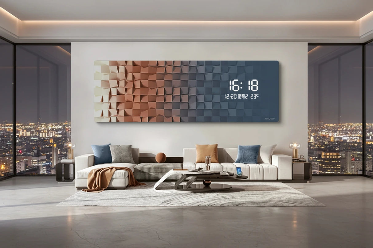 Aesthetic Luminous Digital Clock for Living Room-ChandeliersDecor.com