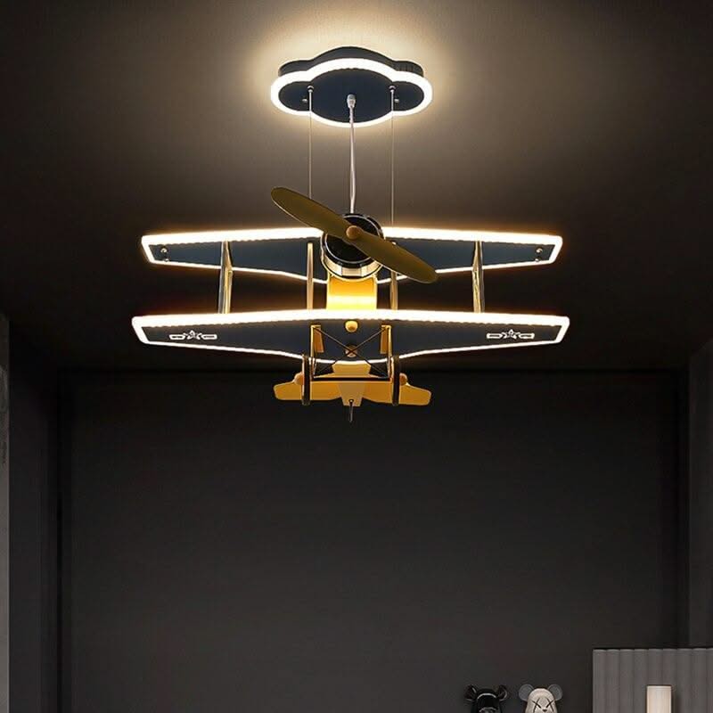 ChandeliersDecor.com-Kids Room Nursery Lighting-Aircraft Plane Light - Illuminate Your Aviation Experience