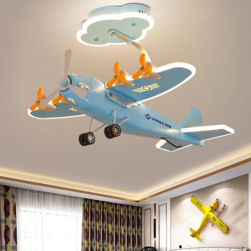 ChandeliersDecor.com-Kids Room Nursery Lighting-Airplane Air Force One Ceiling Light for Kids Room