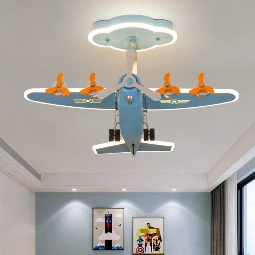 ChandeliersDecor.com-Kids Room Nursery Lighting-Airplane Air Force One Ceiling Light for Kids Room