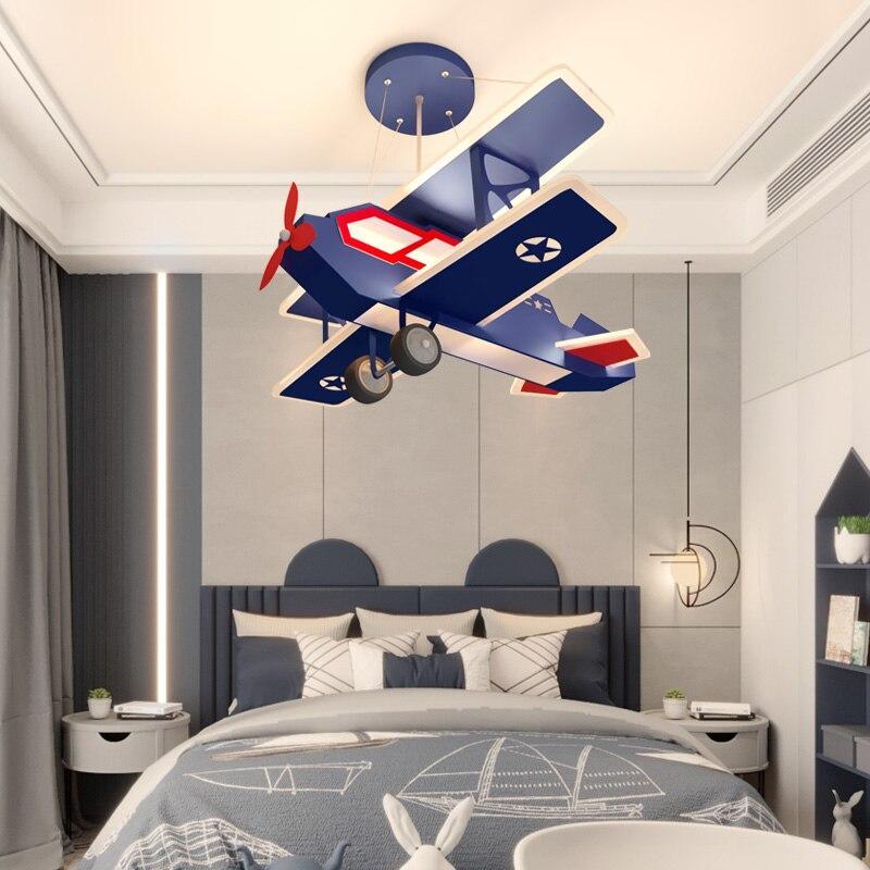 ChandeliersDecor.com-Kids Room Nursery Lighting-Airplane LED Hanging Light for Kids Room