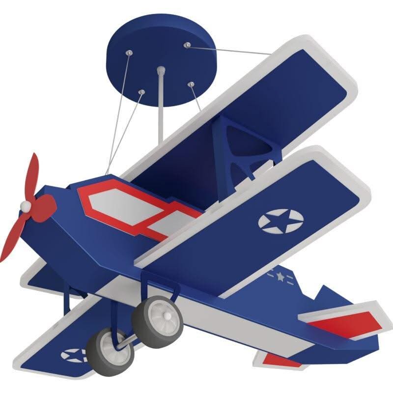 ChandeliersDecor.com-Kids Room Nursery Lighting-Airplane LED Hanging Light for Kids Room