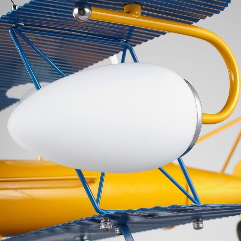 ChandeliersDecor.com-Kids Room Nursery Lighting-Airplane LED Light with Fan - Enjoy Comfortable Lighting