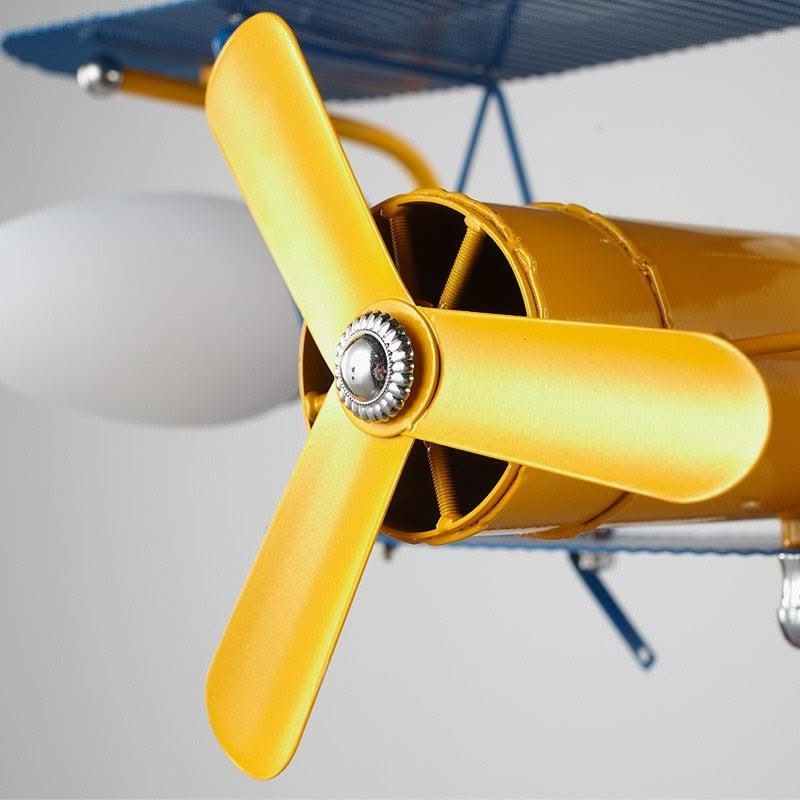ChandeliersDecor.com-Kids Room Nursery Lighting-Airplane LED Light with Fan - Enjoy Comfortable Lighting