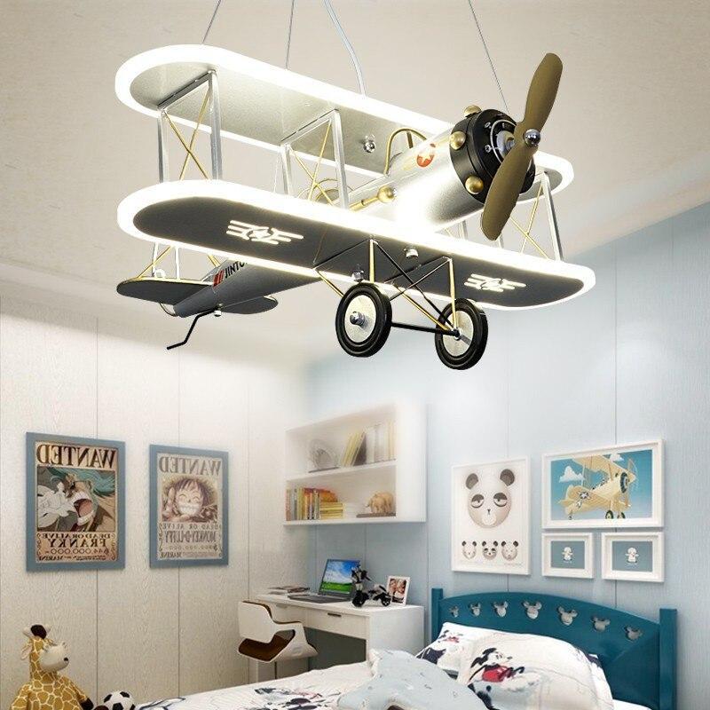 ChandeliersDecor.com-Kids Room Nursery Lighting-Airplane LED Pendant Light for Kids Nursery