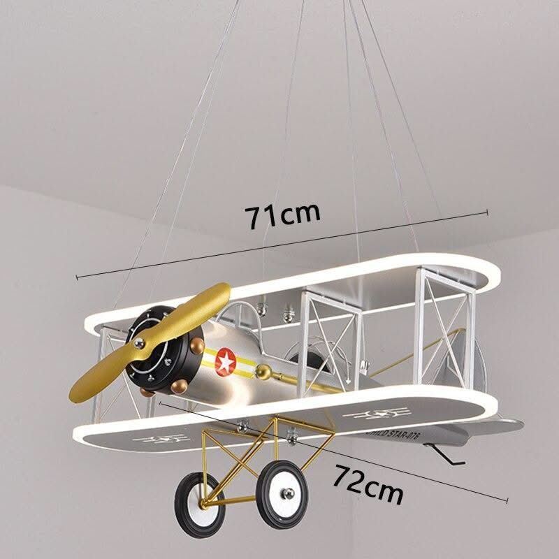 ChandeliersDecor.com-Kids Room Nursery Lighting-Airplane LED Pendant Light for Kids Nursery