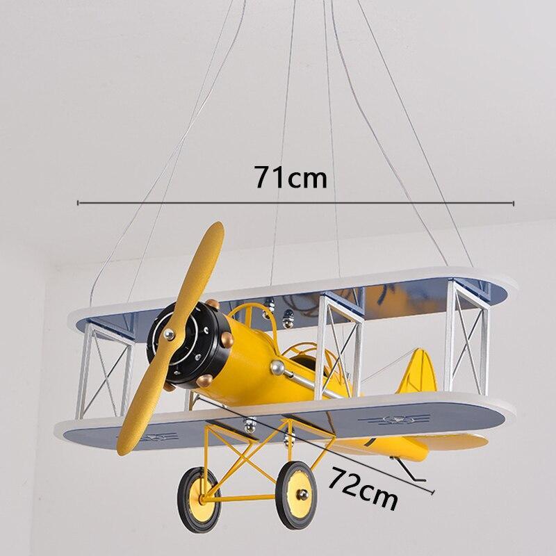 ChandeliersDecor.com-Kids Room Nursery Lighting-Airplane LED Pendant Light for Kids Nursery