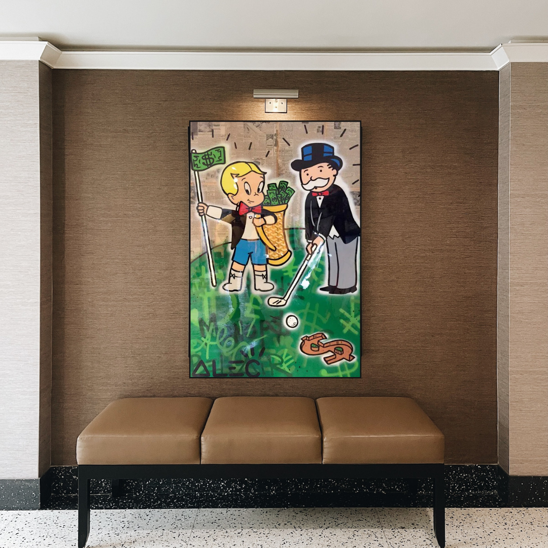 ChandeliersDecor.com-Monopoly Wall Poster-Alec Monopoly Go yard Golf Canvas Print