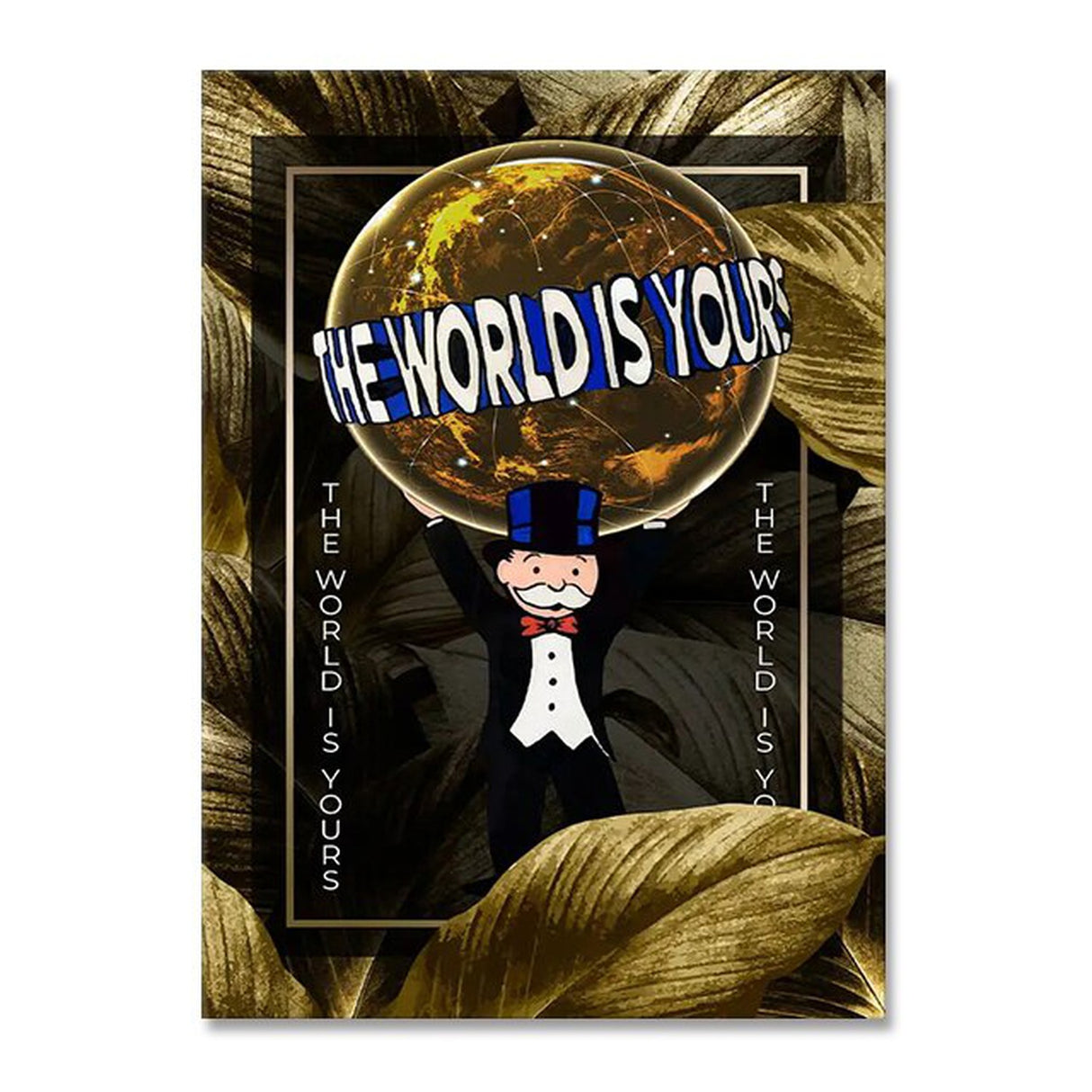 ChandeliersDecor.com-Monopoly Wall Poster-Alec Monopoly Rich Man Canvas Print - High Quality Artwork