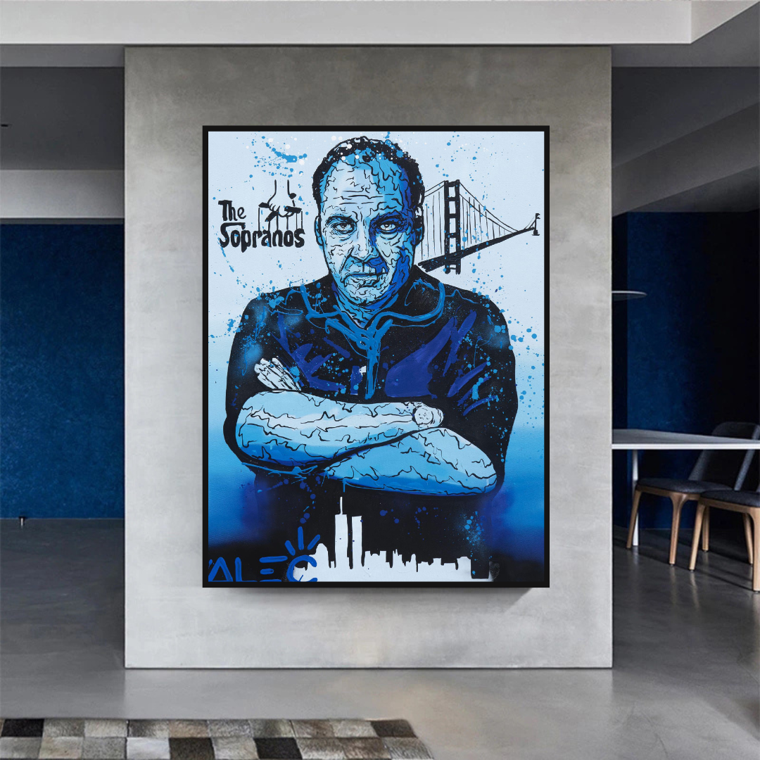 ChandeliersDecor.com-Monopoly Wall Poster-Alec Monopoly Tony Soprano Hollywood Series Canvas Wall Art