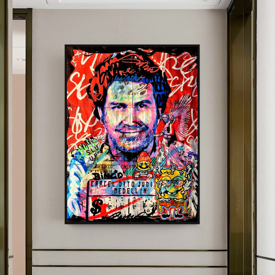 ChandeliersDecor.com-Godfather Wall Art-Alec Pablo Escobar Art: Captivating and Authentic Creations