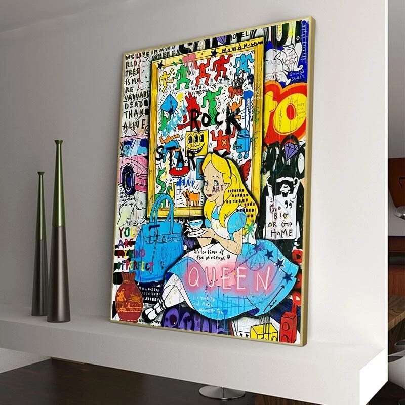 Alice and Wonderland Canvas Art - Dreamy Adventures-ChandeliersDecor.com