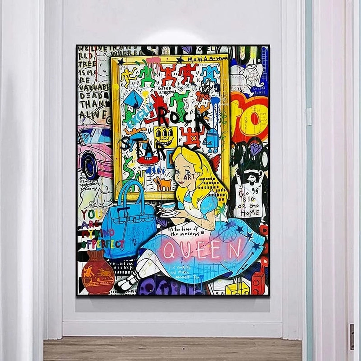 ChandeliersDecor.com-Wall Posters-Alice and Wonderland Canvas Art - Dreamy Adventures